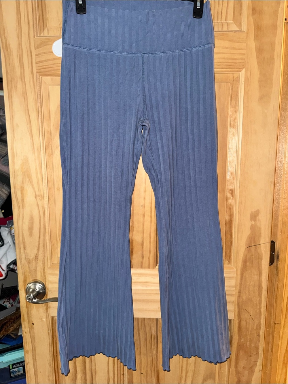 OFFLINE by Aerie OG Ribbed High-Waisted Flare Leggings